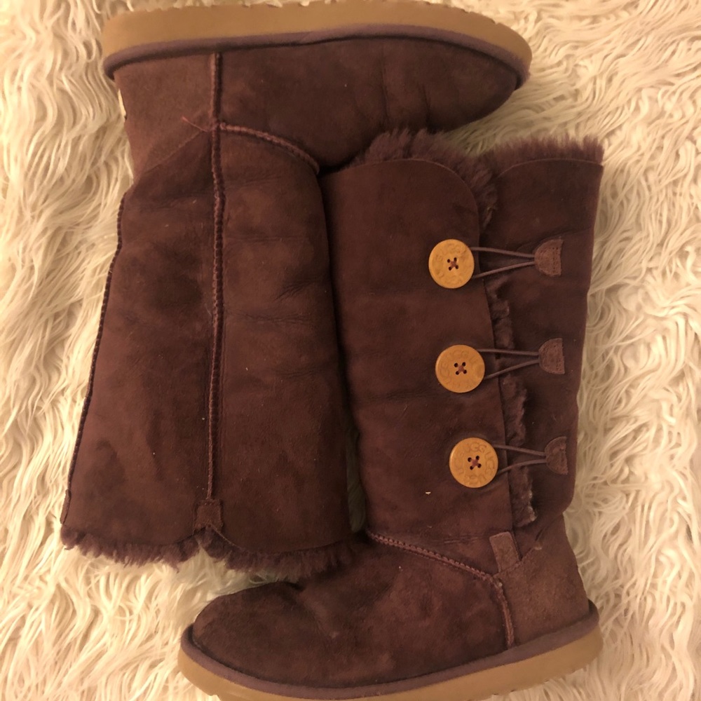 Purple Bailey Button Uggs - image 1